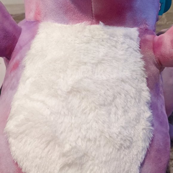 Hug Mees Squishmallow 20 Inch Alejandra Purple/Pink Tie Dye Bunny by KellyToy - Picture 8 of 8